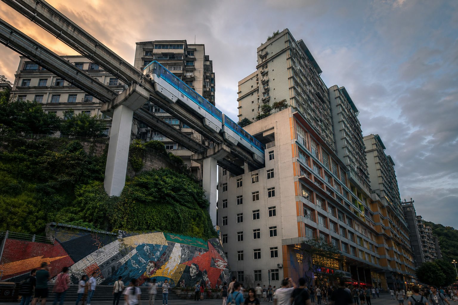 Liziba Monorail Station