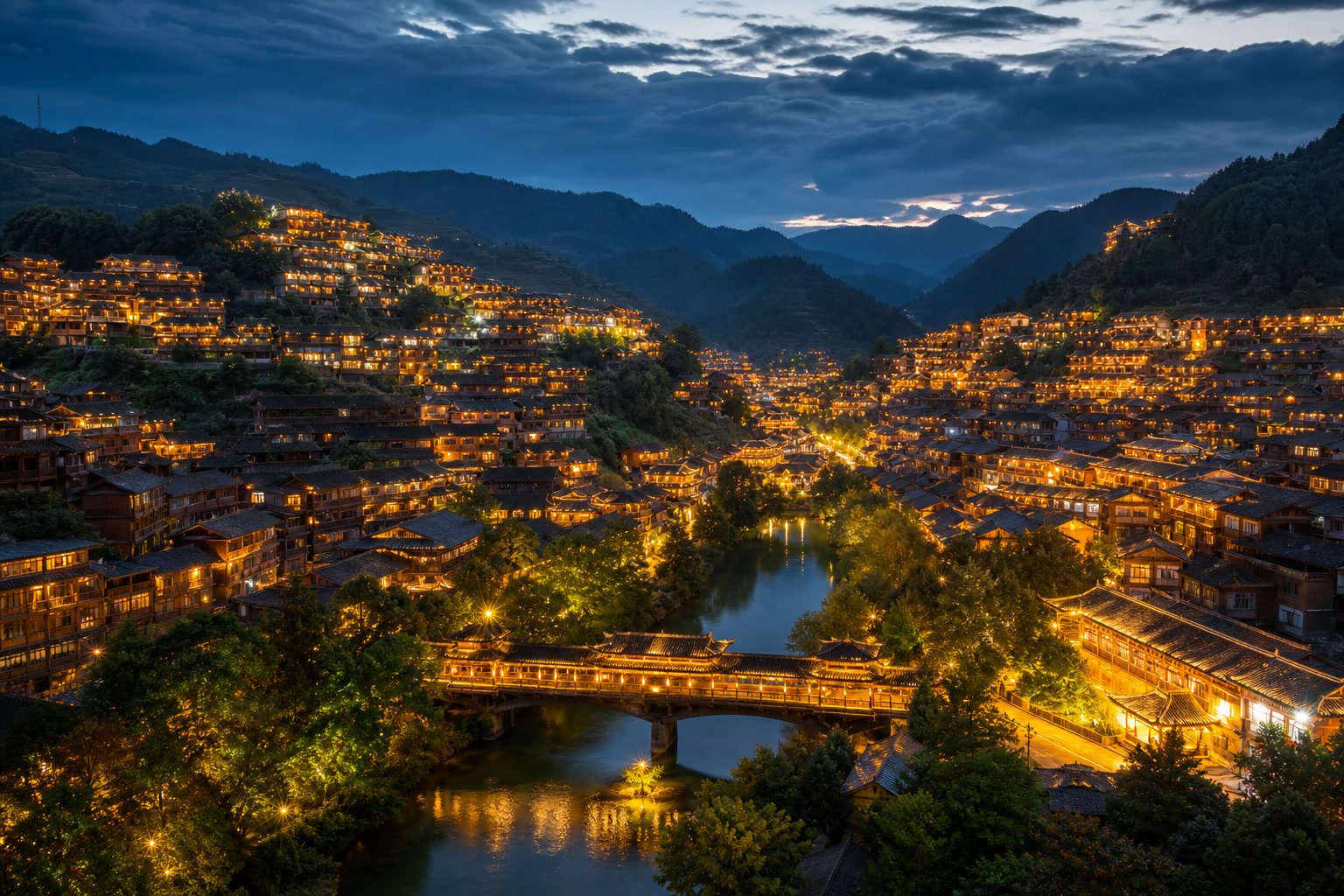 Xijiang Qianhu Miao Village